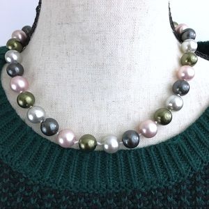 Multicolor Tahitian Pearl Necklace, 18”